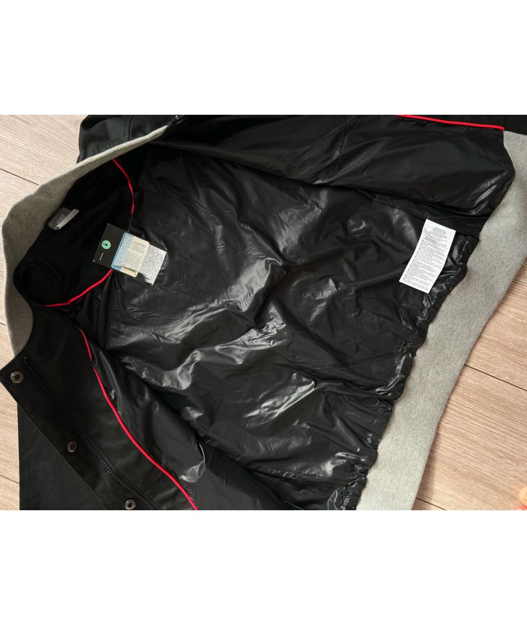 NIKE Черная хлопковая куртка, фото 4