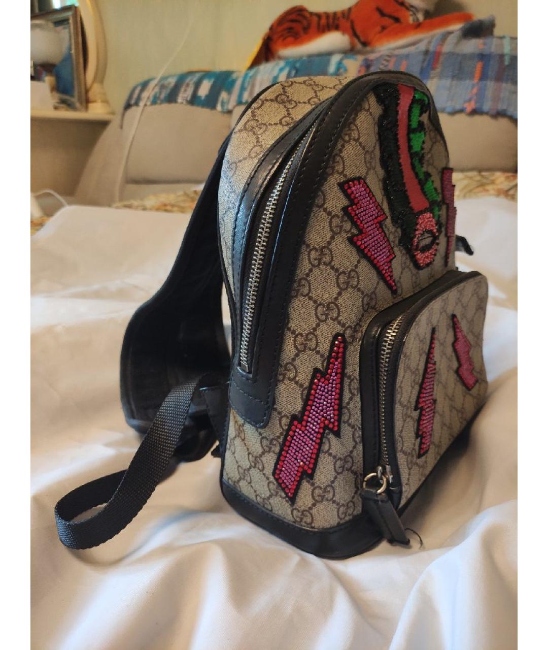 GUCCI Бежевый рюкзак, фото 2