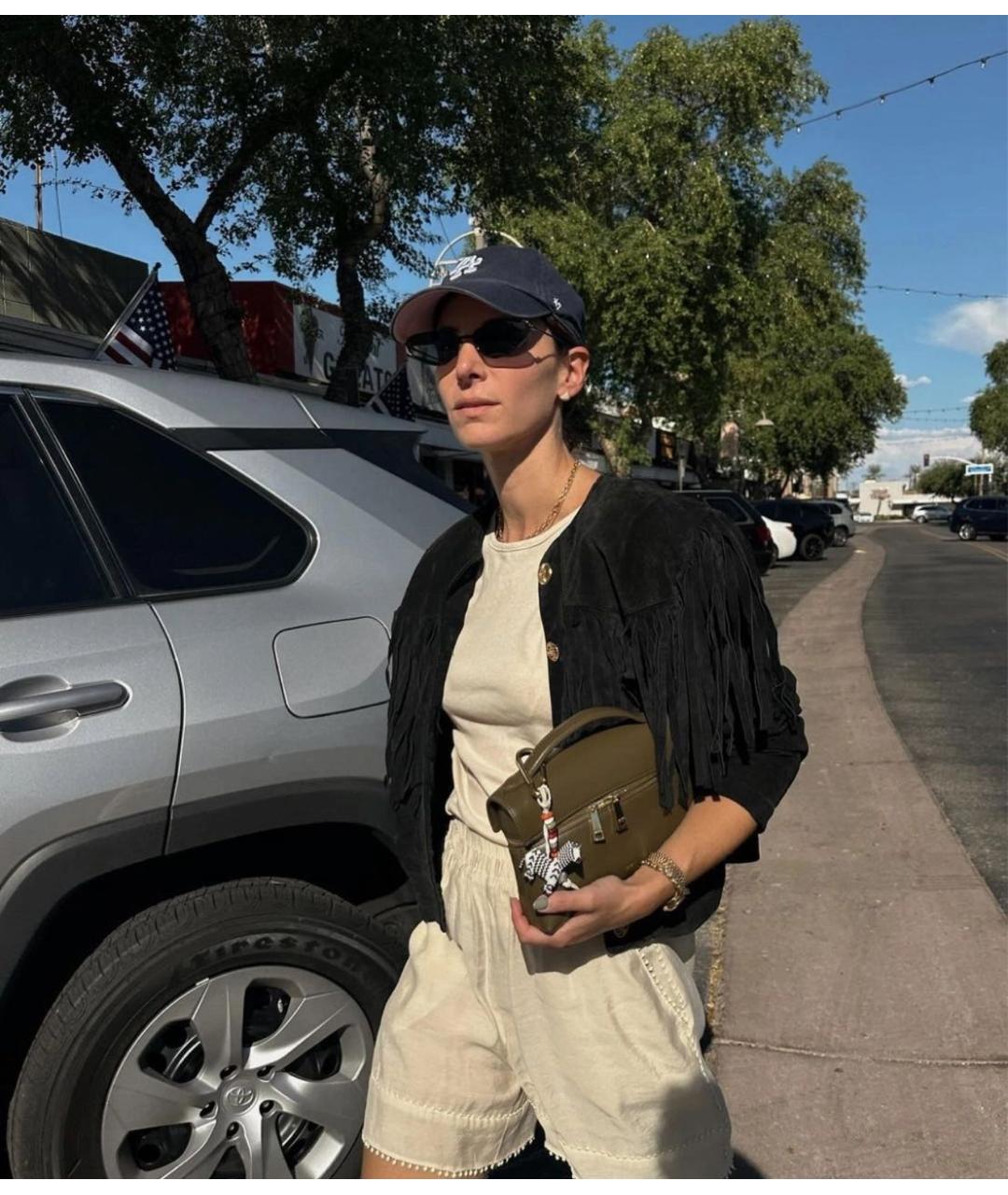 JW PEI Хаки сумка через плечо из искусственной кожи, фото 4