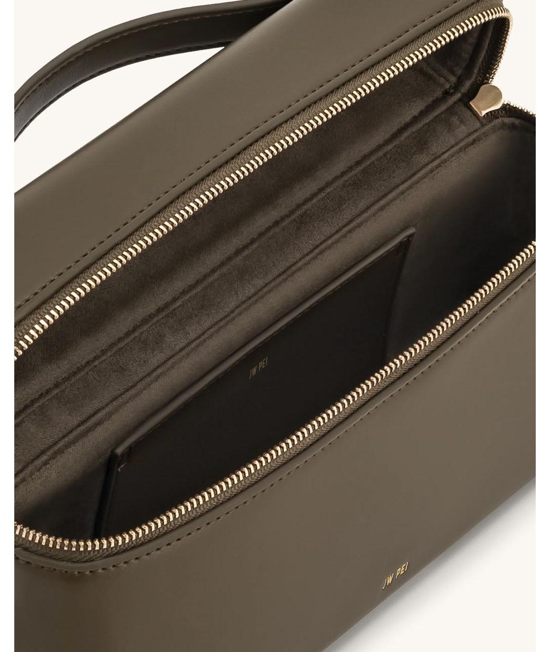 JW PEI Хаки сумка через плечо из искусственной кожи, фото 8