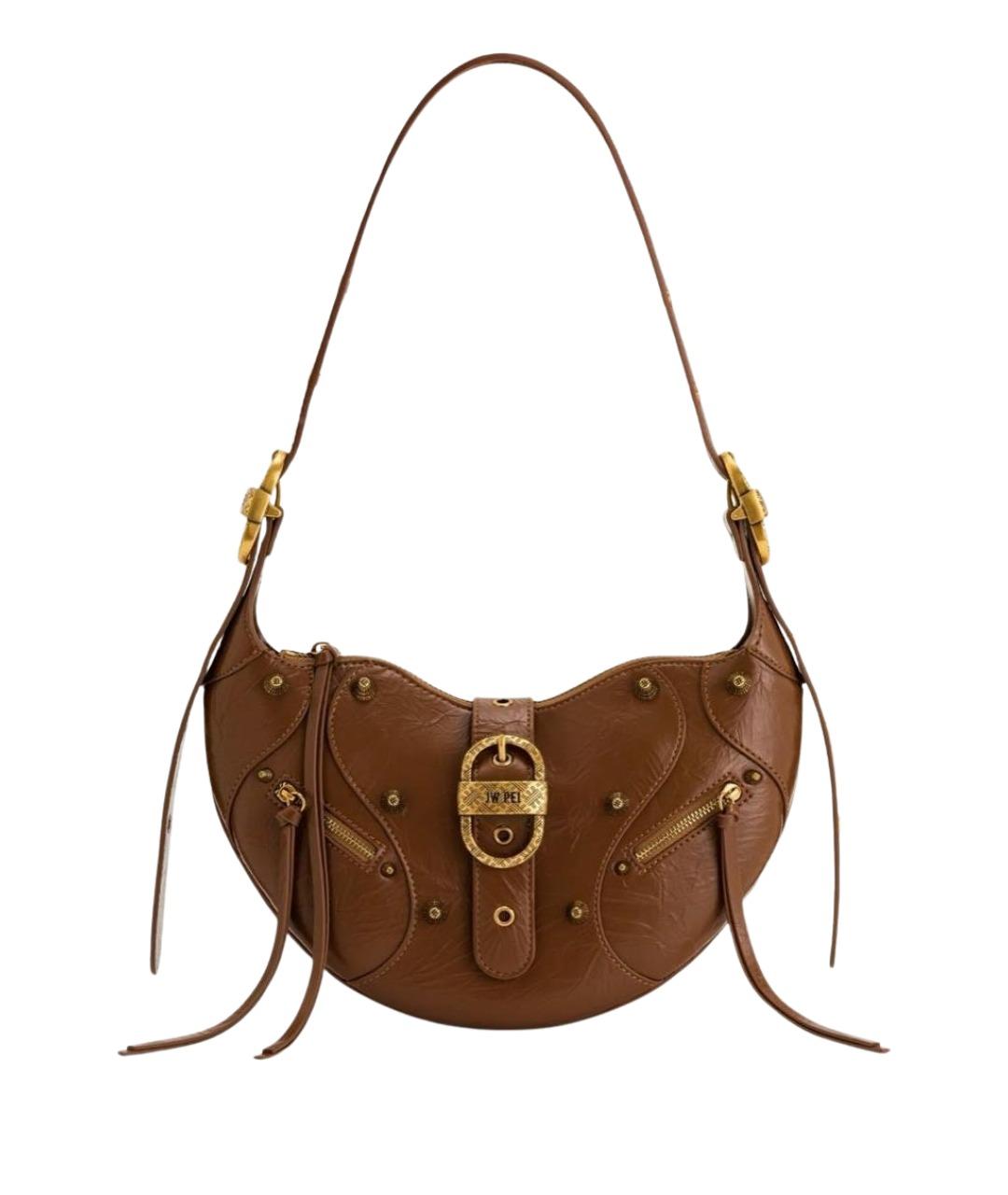 JW PEI Коричневая сумка через плечо из искусственной кожи, фото 1