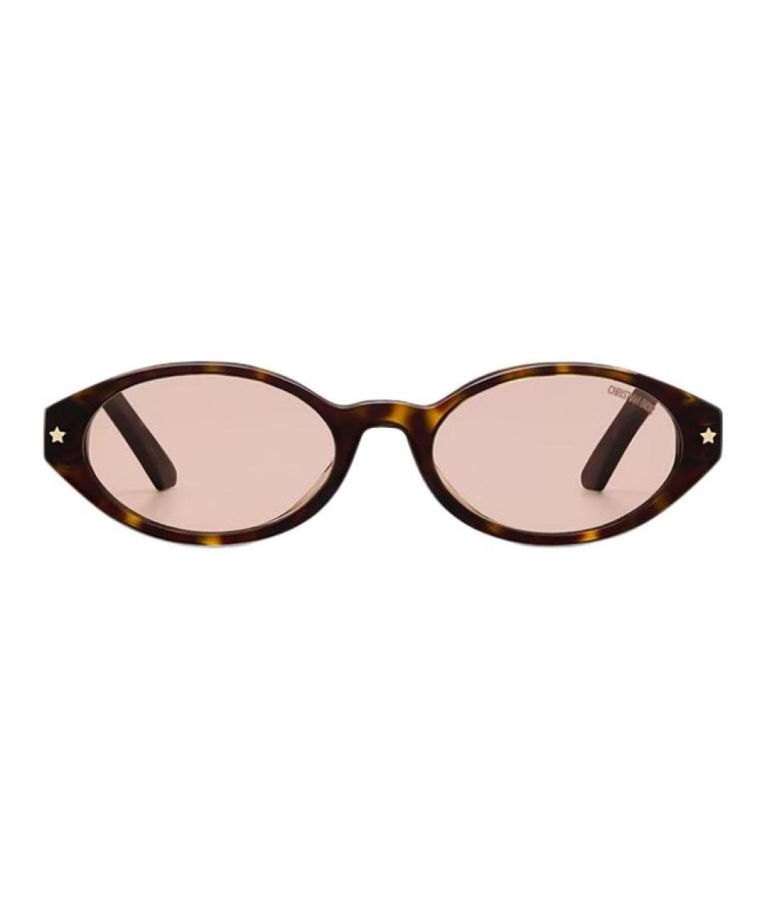 CHRISTIAN DIOR Коричневые солнцезащитные очки, фото 4