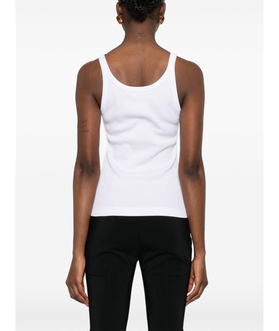 DOLCE&GABBANA Белая хлопковая майка, фото 4