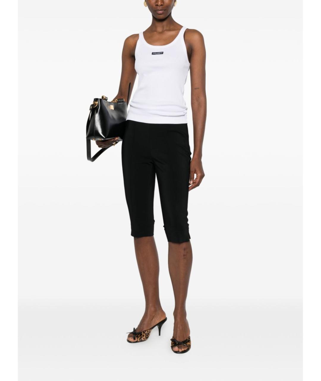 DOLCE&GABBANA Белая хлопковая майка, фото 3