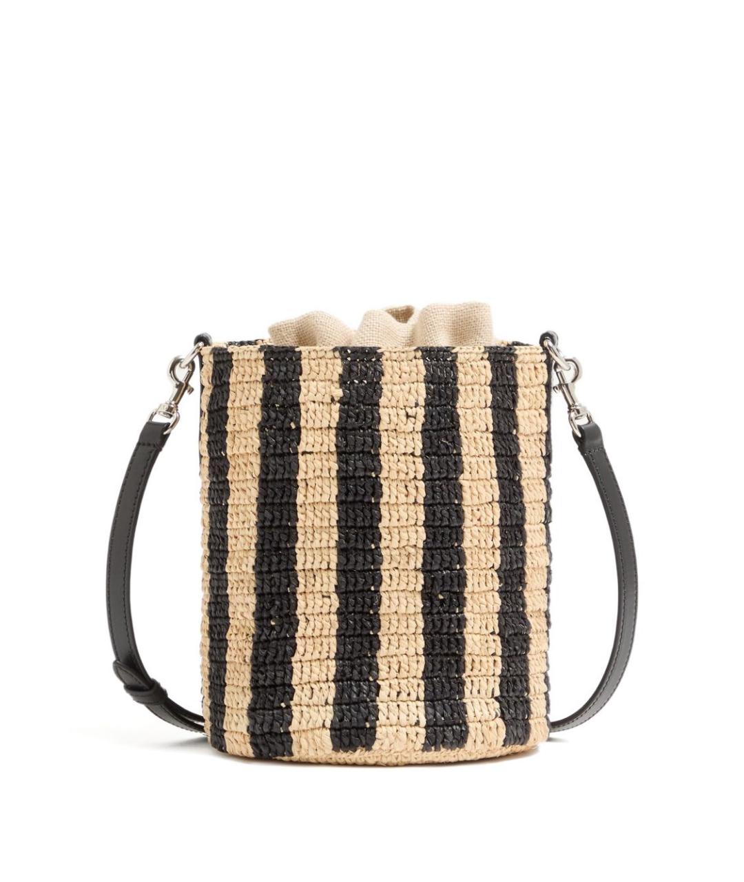 VALENTINO Бежевая пелетеная сумка тоут, фото 2