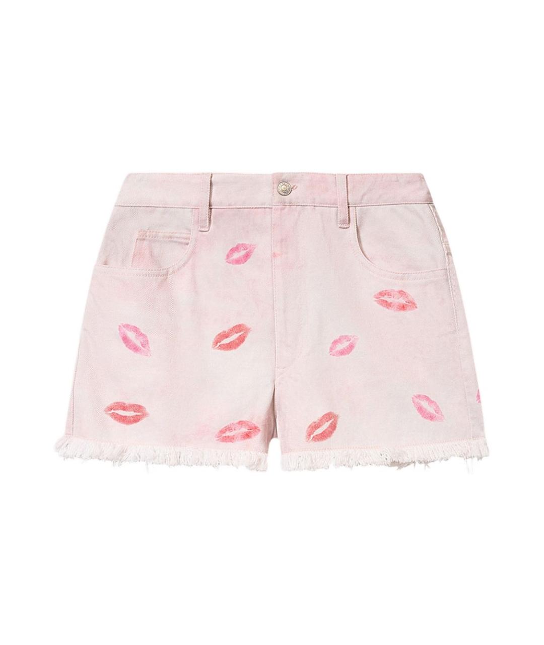 ISABEL MARANT Розовые хлопковые шорты, фото 1