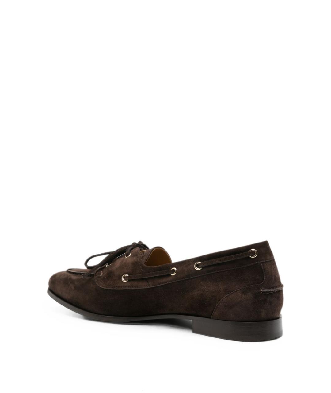BALLY Коричневые замшевые лоферы, фото 4