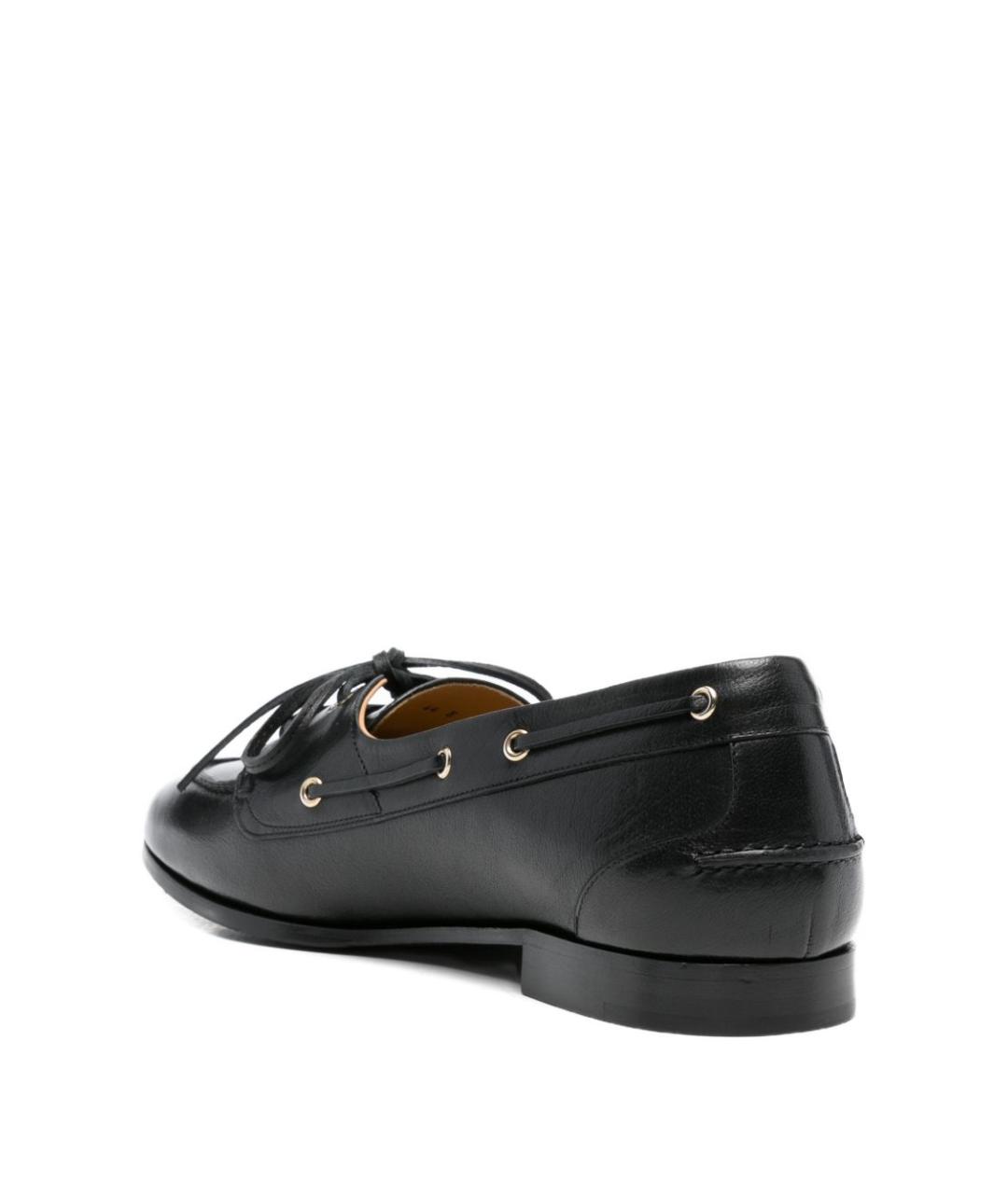 BALLY Черные кожаные лоферы, фото 2