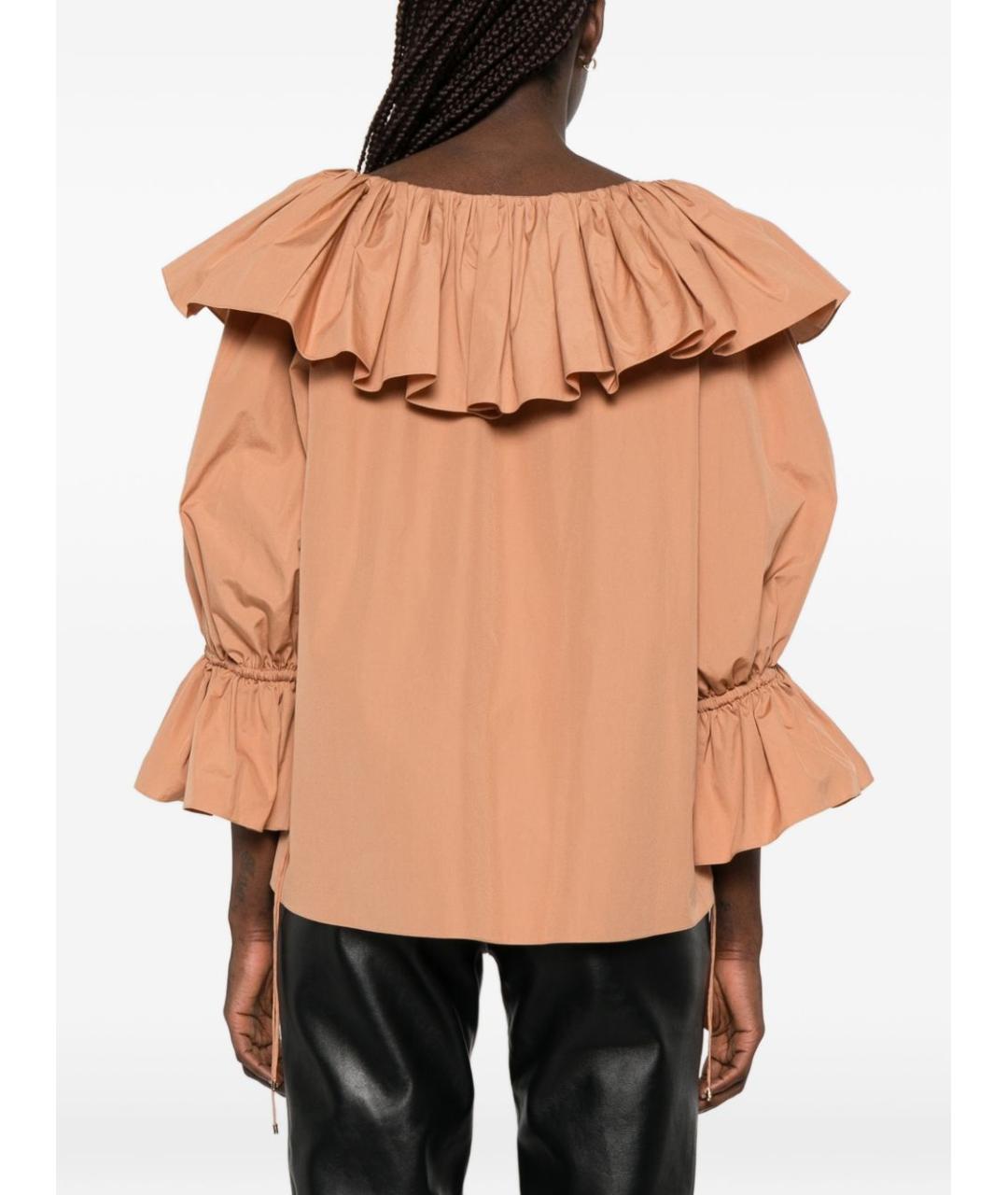 CHLOE Бежевая хлопковая блузы, фото 2