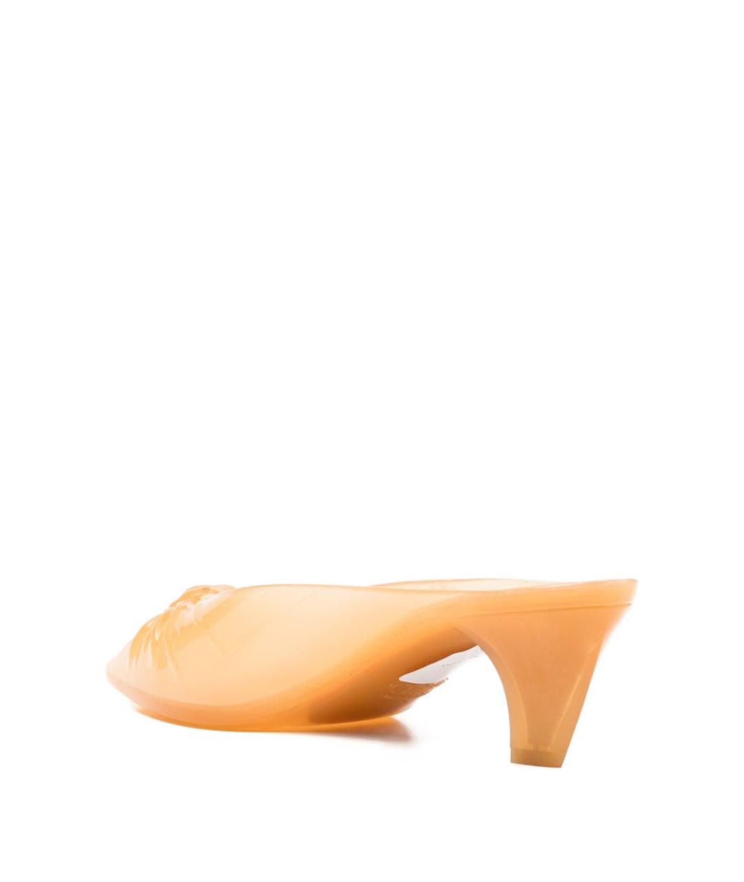 CHLOE Оранжевое резиновые мюли, фото 2