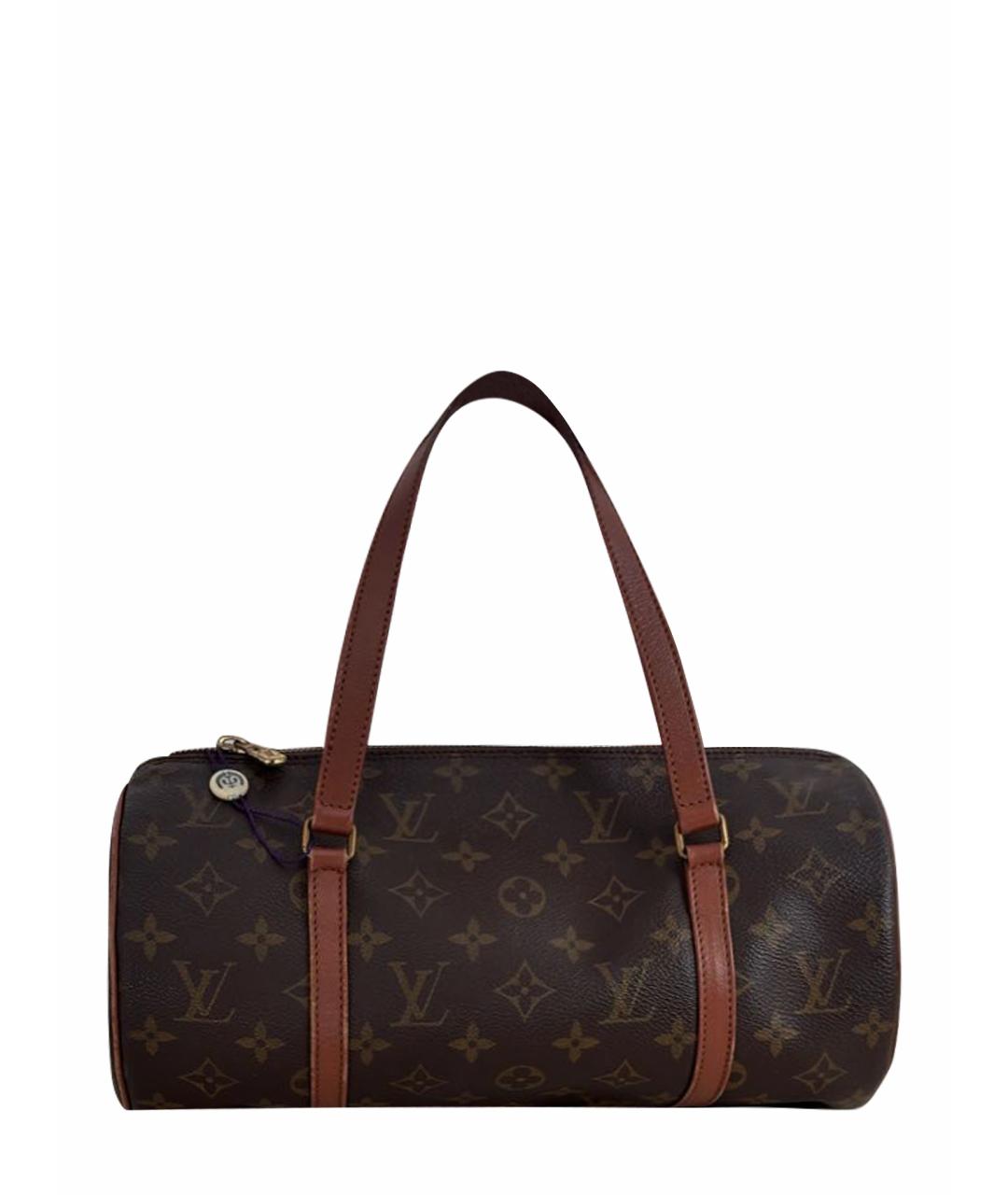 LOUIS VUITTON Коричневая сумка с короткими ручками, фото 1