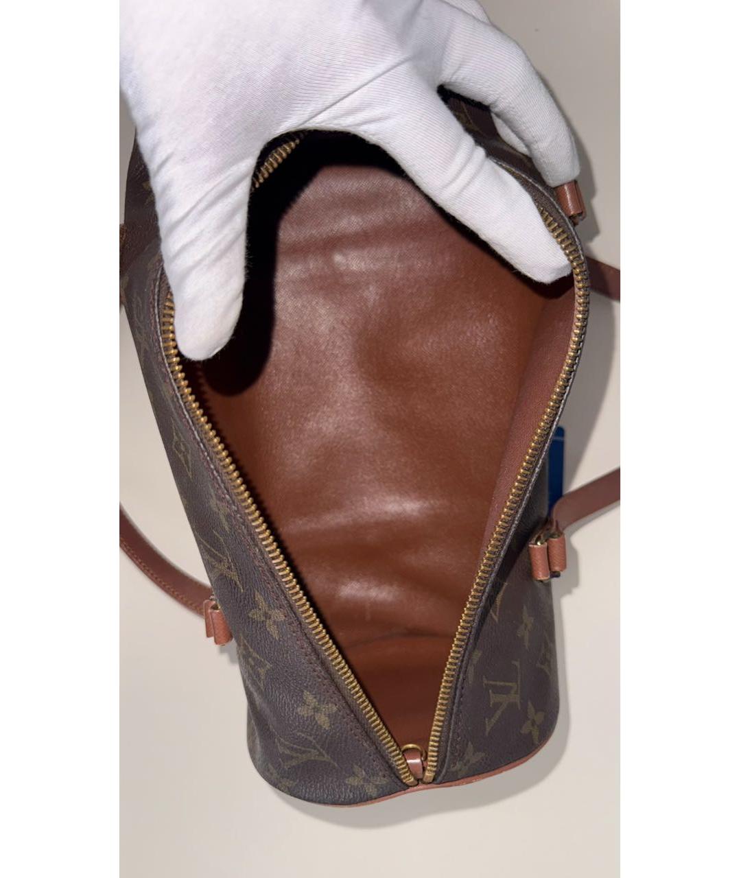 LOUIS VUITTON Коричневая сумка с короткими ручками, фото 4