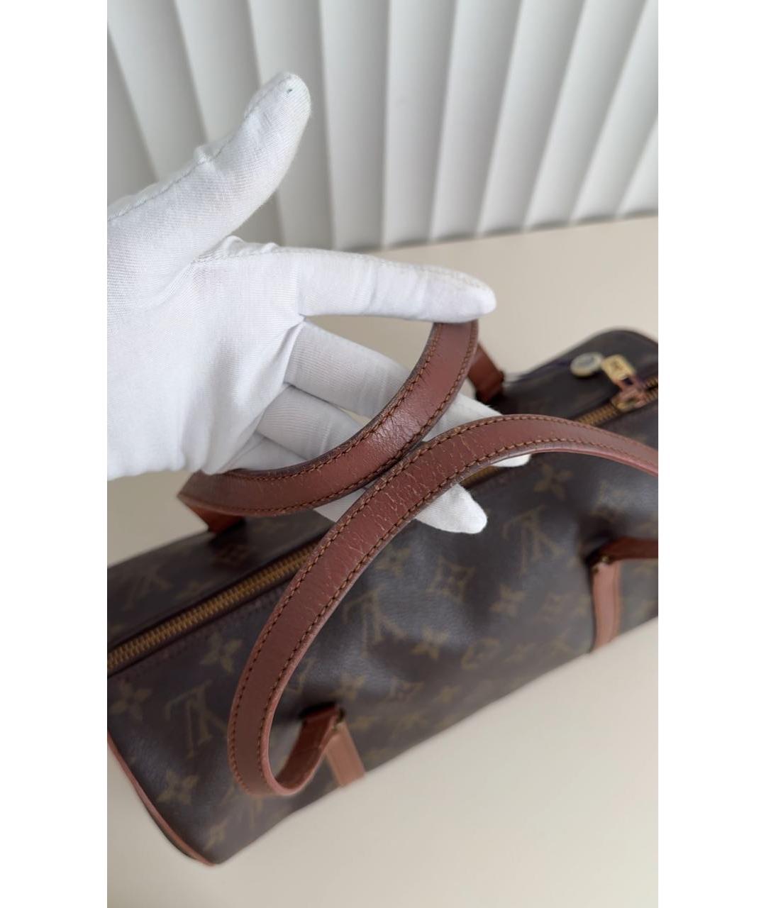 LOUIS VUITTON Коричневая сумка с короткими ручками, фото 6