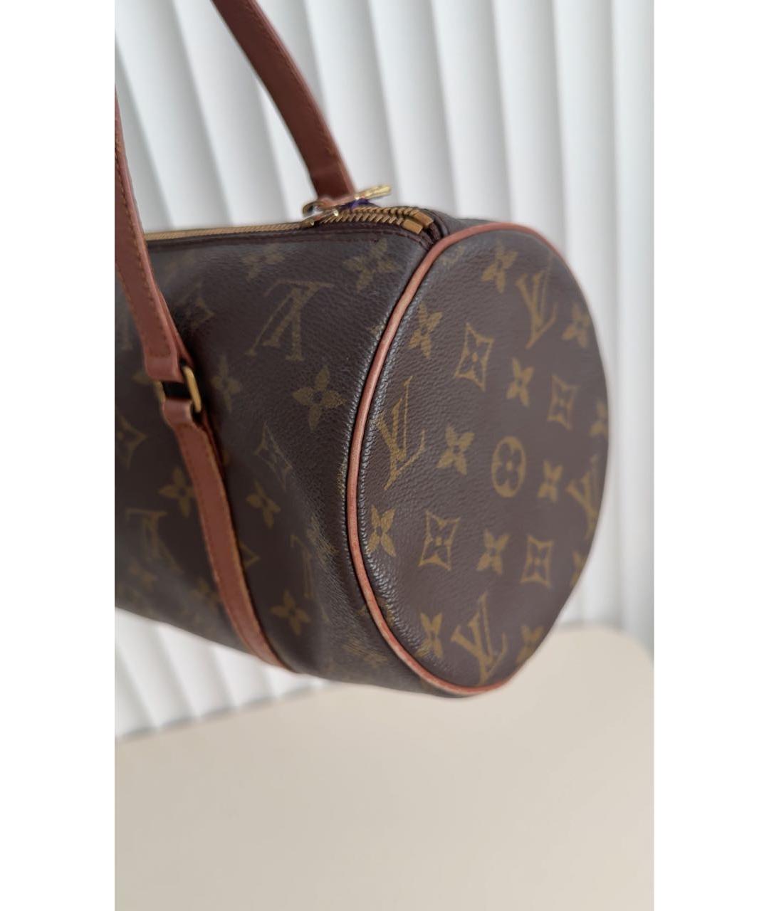 LOUIS VUITTON Коричневая сумка с короткими ручками, фото 2