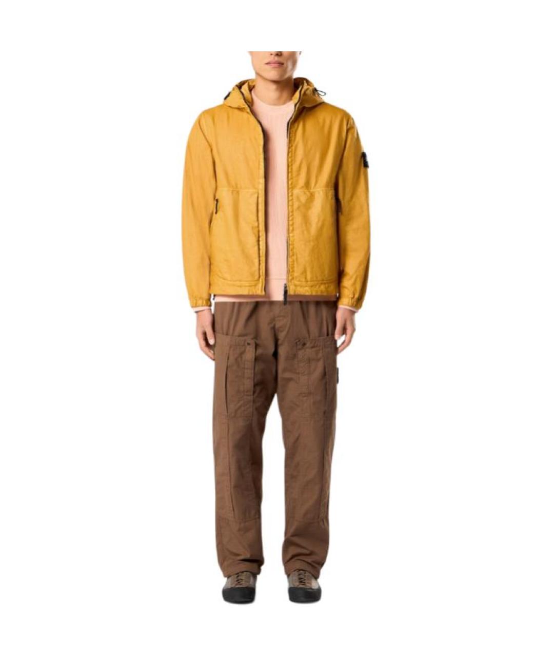 STONE ISLAND Горчичная куртка, фото 3