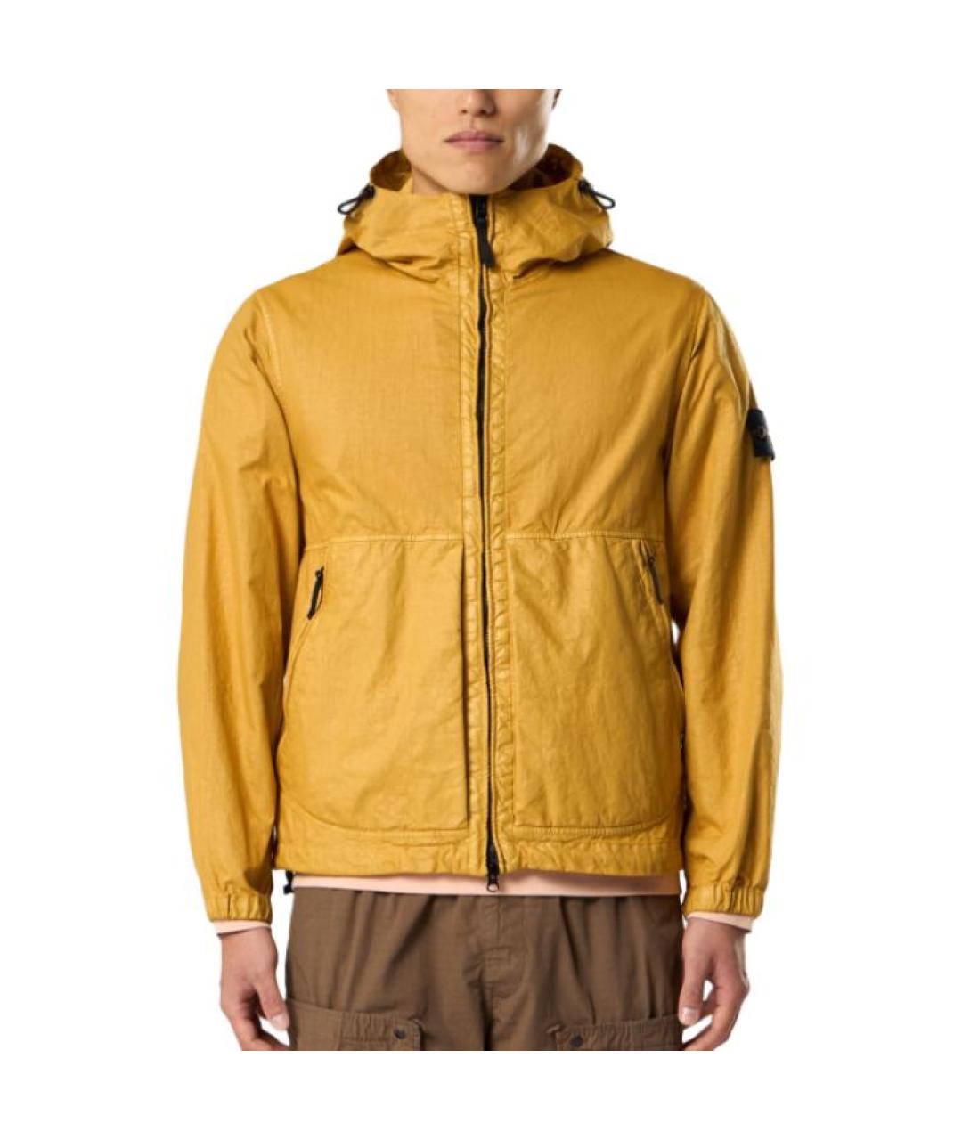STONE ISLAND Горчичная куртка, фото 5
