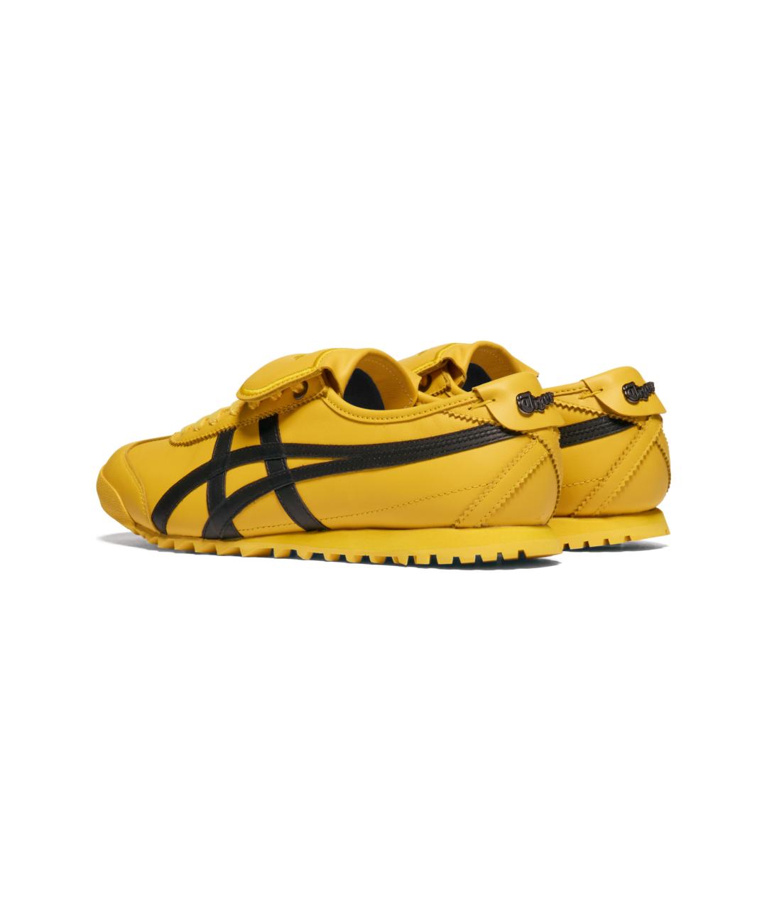 ONITSUKA TIGER Желтые кожаные кроссовки, фото 4