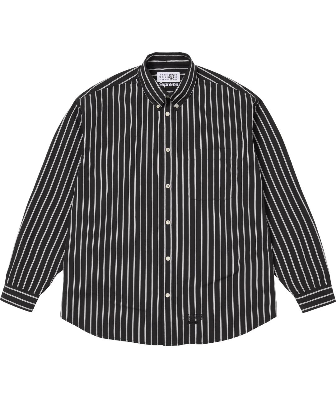SUPREME Черная хлопковая рубашка, фото 1