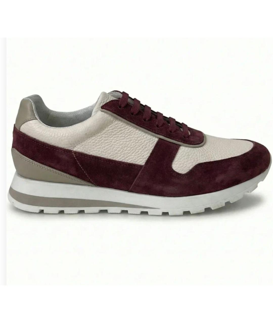 BRUNELLO CUCINELLI Мульти кожаные низкие кроссовки / кеды, фото 1