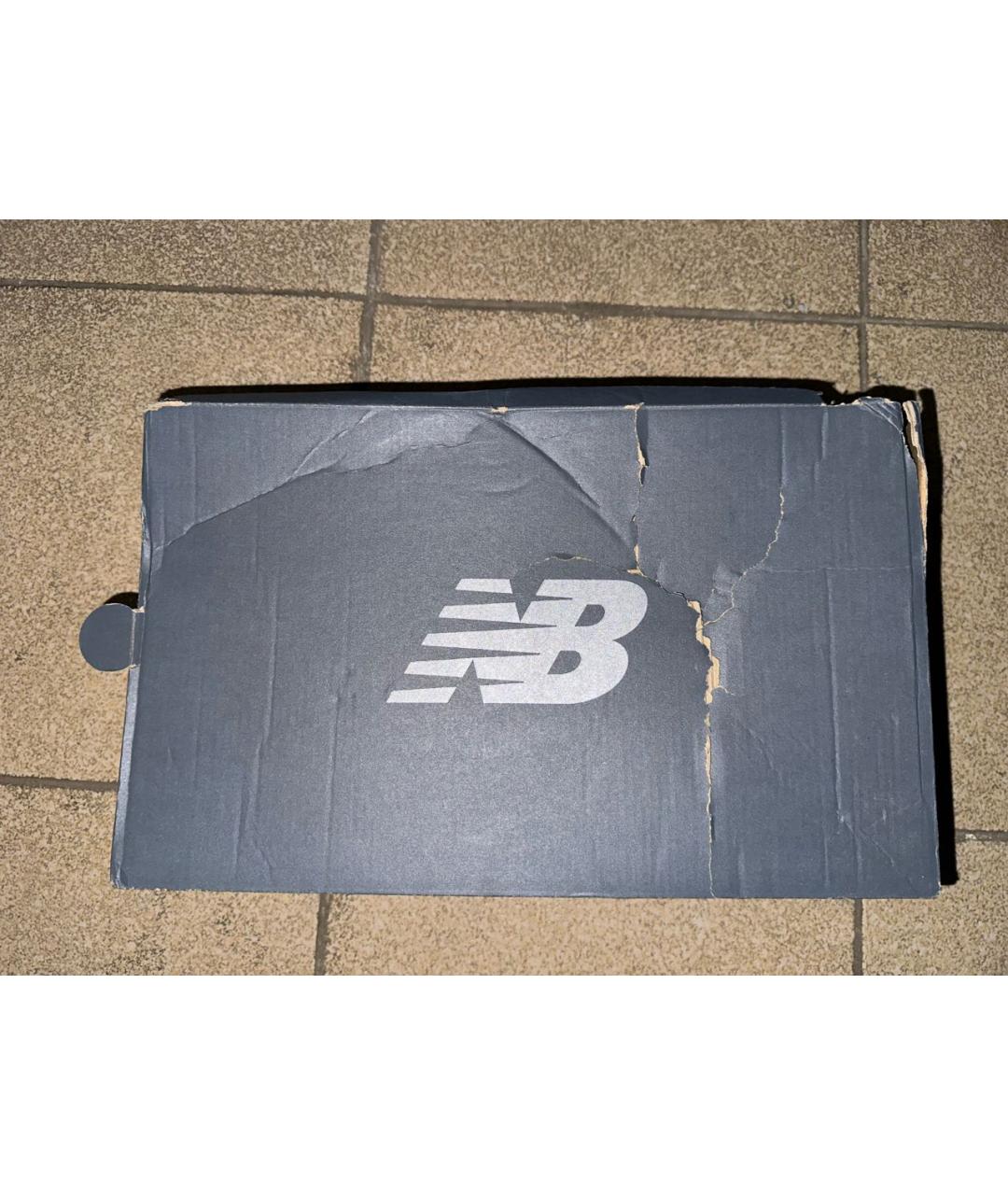 NEW BALANCE Черные замшевые низкие кроссовки / кеды, фото 2