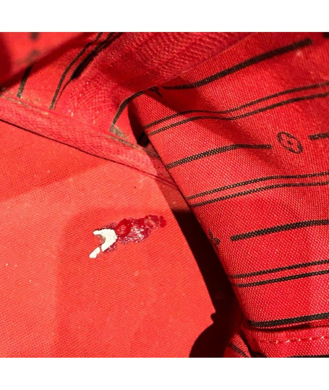 LOUIS VUITTON Коричневая кожаная сумка тоут, фото 6