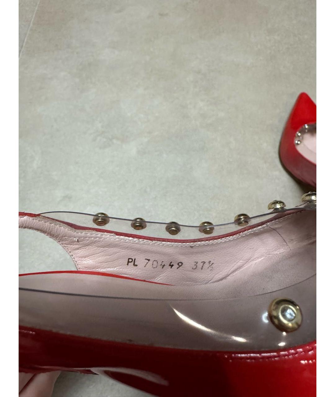 STUART WEITZMAN Красные туфли из лакированной кожи, фото 6