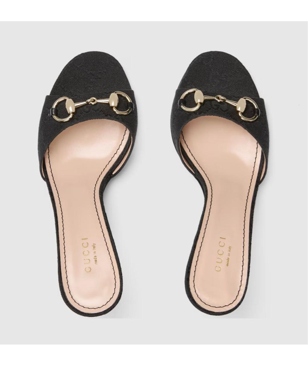 GUCCI Черные мюли, фото 4