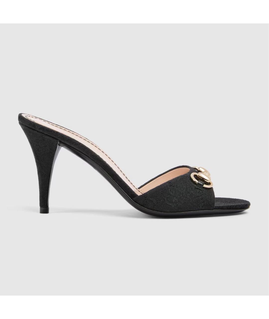 GUCCI Черные мюли, фото 5