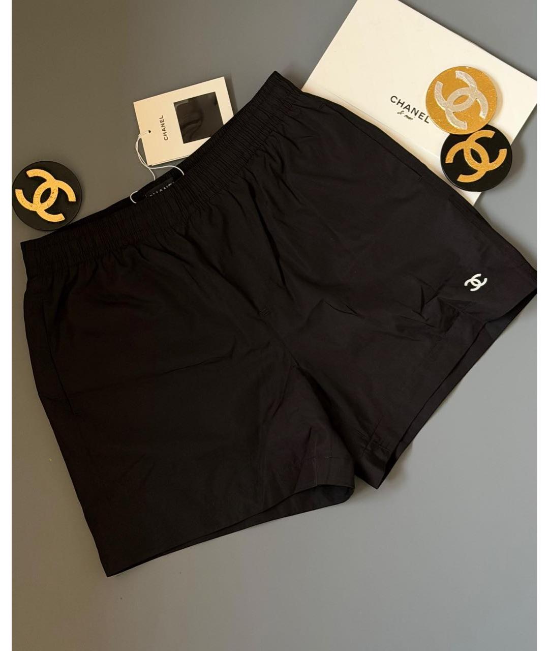 CHANEL Черные шорты, фото 3