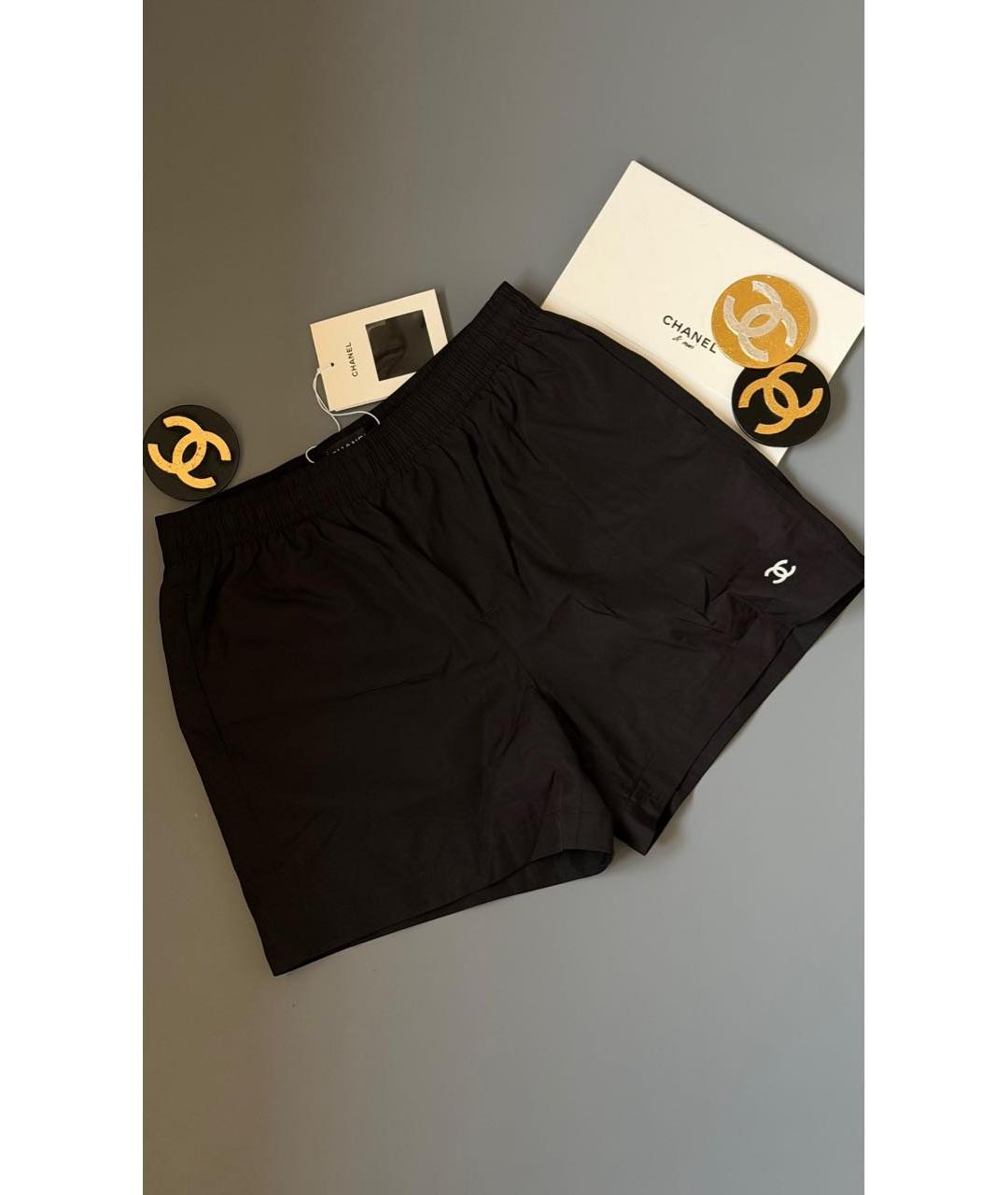 CHANEL Черные шорты, фото 2