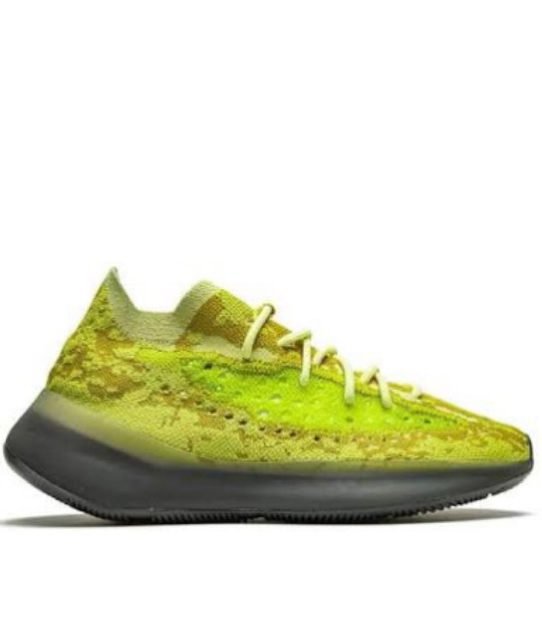 ADIDAS YEEZY Желтые низкие кроссовки / кеды, фото 5