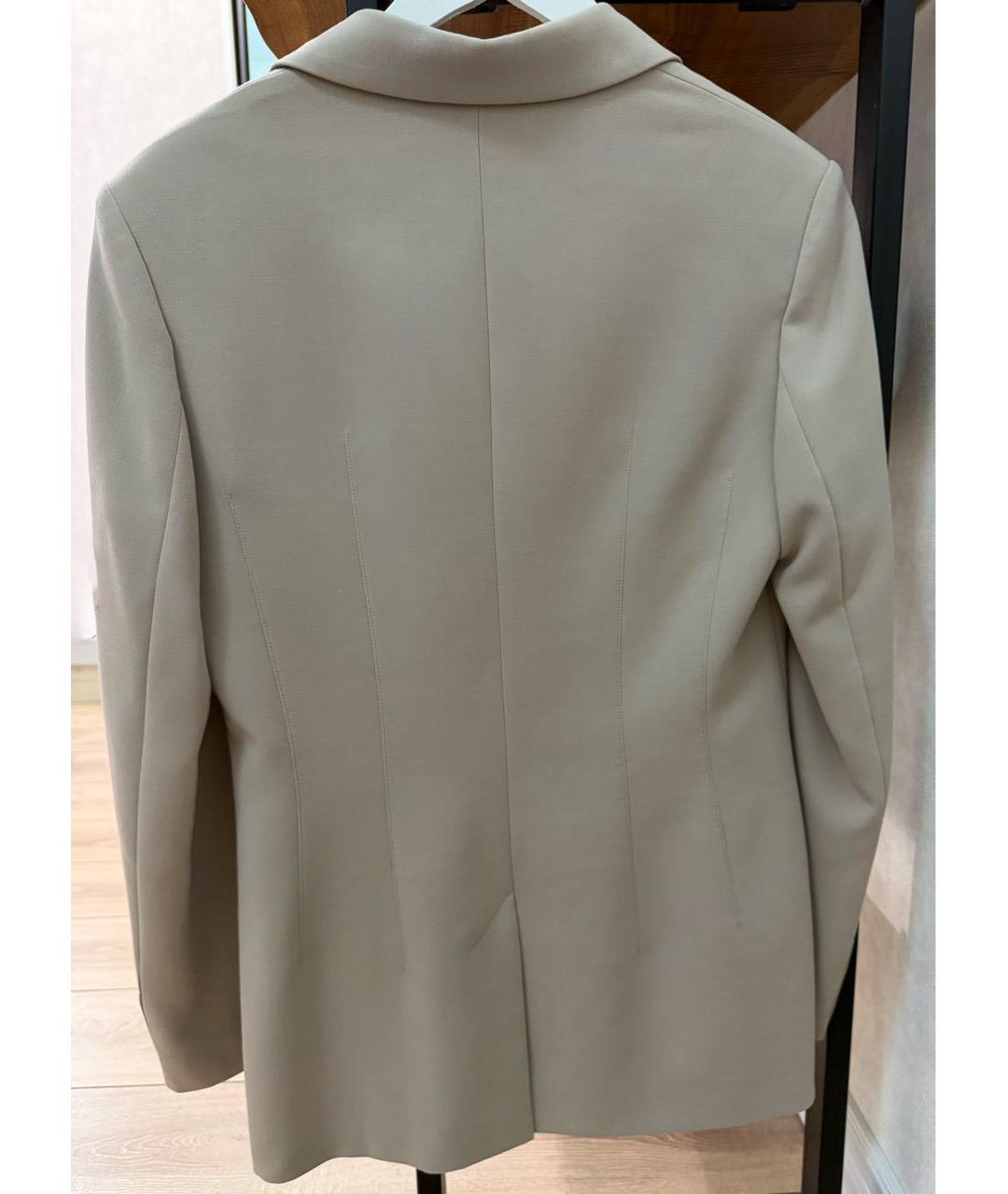 12 STOREEZ Бежевый полиэстеровый жакет/пиджак, фото 2