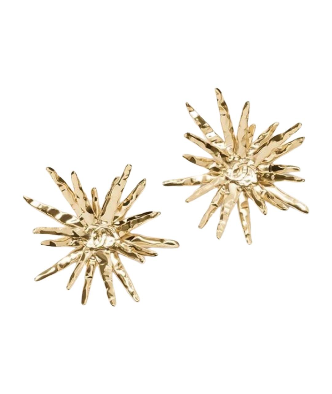CHANEL Золотые серьги, фото 1
