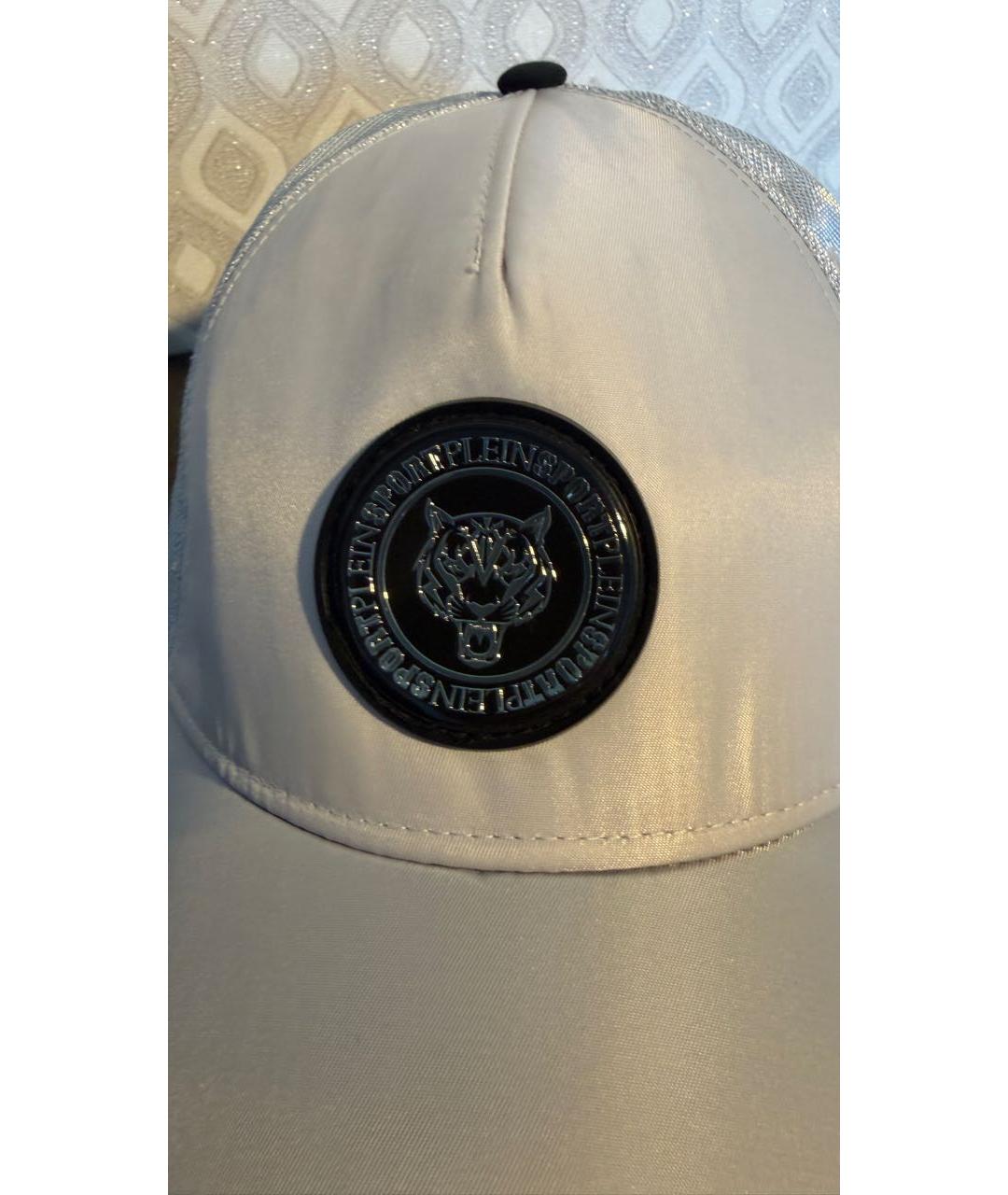 PLEIN SPORT Серебряная синтетическая кепка/бейсболка, фото 6