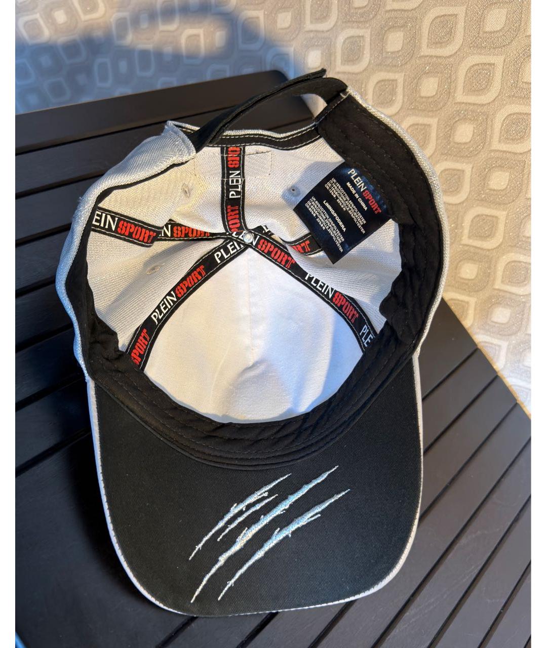 PLEIN SPORT Серебряная синтетическая кепка/бейсболка, фото 7