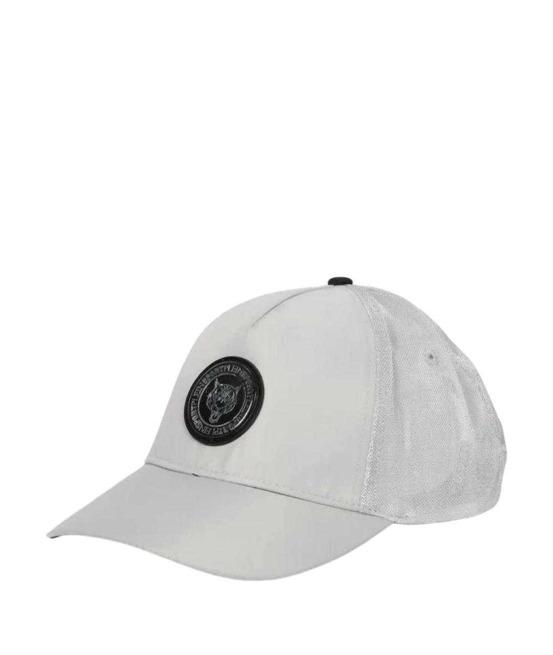 PLEIN SPORT Серебряная синтетическая кепка/бейсболка, фото 1