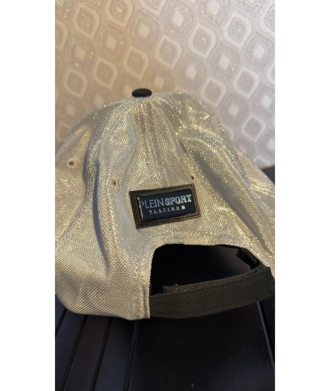 PLEIN SPORT Серебряная синтетическая кепка/бейсболка, фото 4