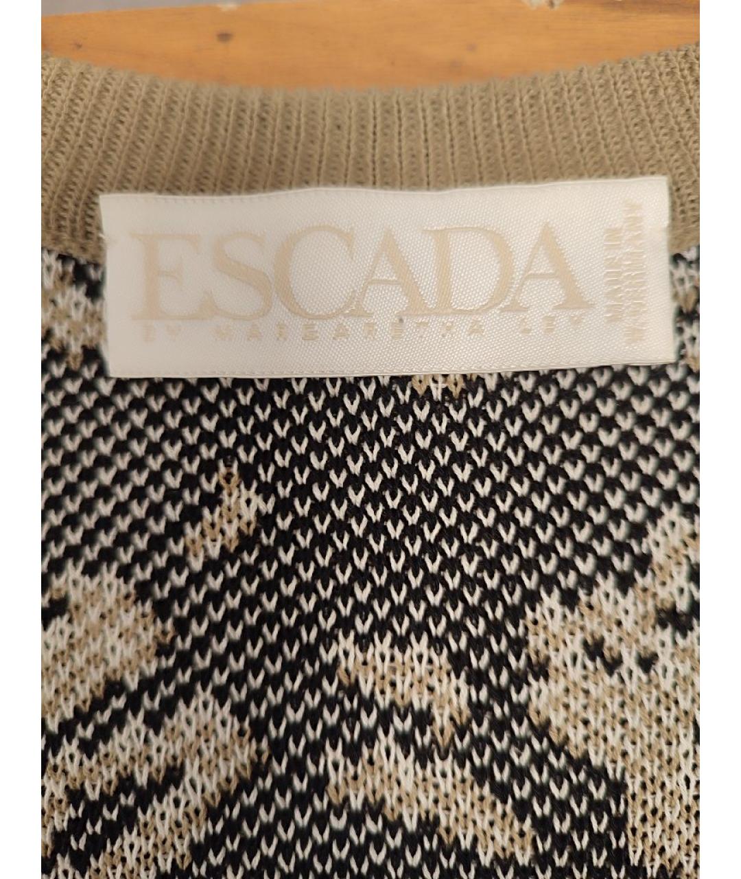 ESCADA Хаки хлопковый кардиган, фото 3