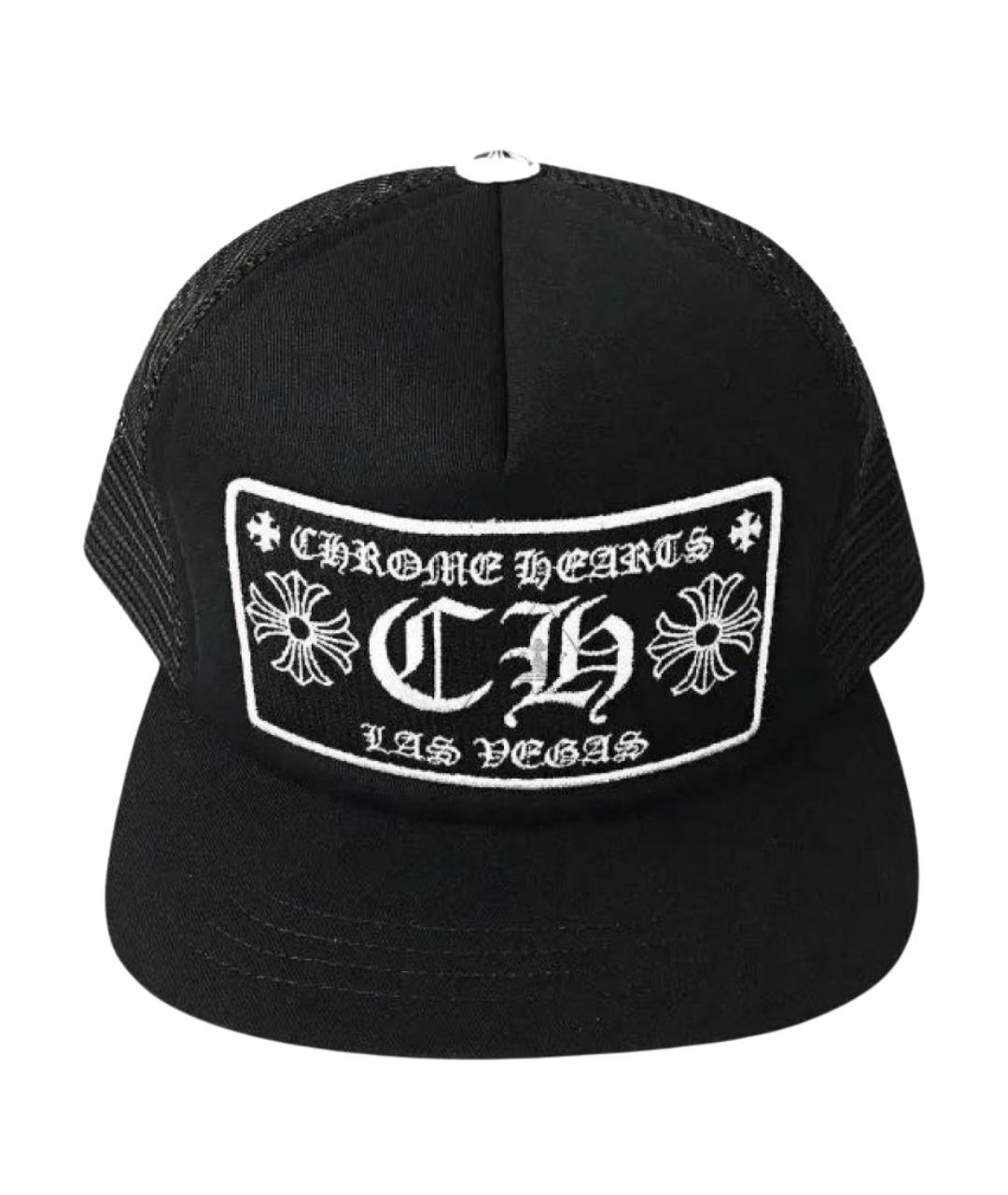 CHROME HEARTS Черная синтетическая кепка/бейсболка, фото 1