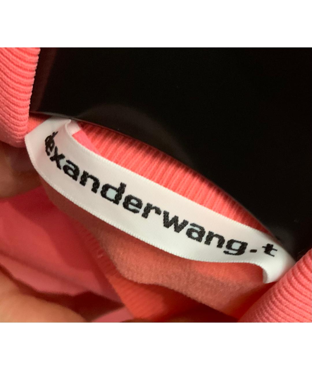 ALEXANDER WANG Розовое полиэстеровое повседневное платье, фото 7