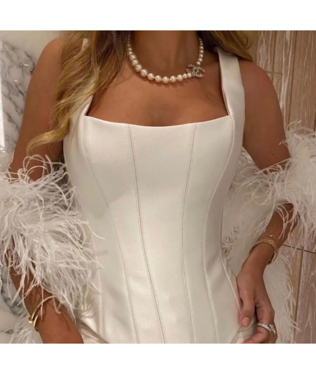 CHANEL Белое жемчужное колье, фото 7