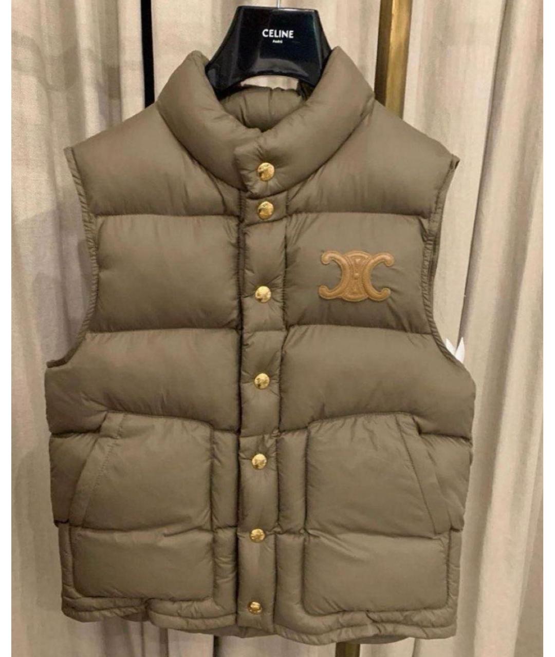 CELINE Хаки жилет, фото 6