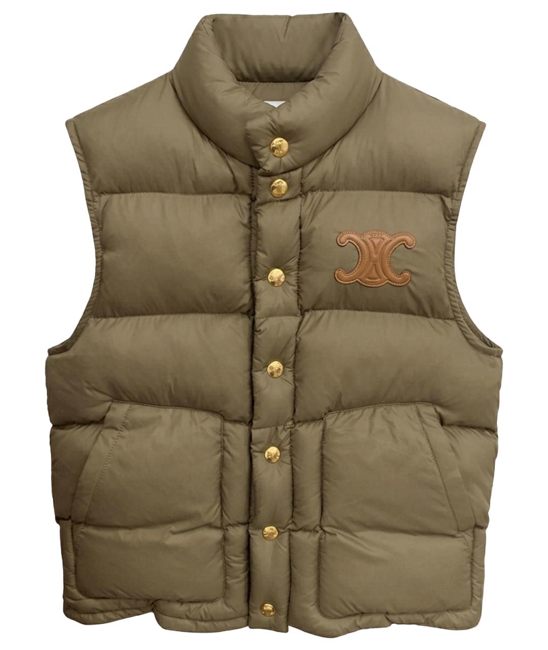 CELINE Хаки жилет, фото 1