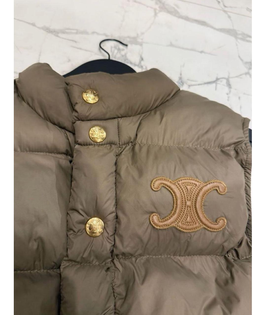 CELINE Хаки жилет, фото 4