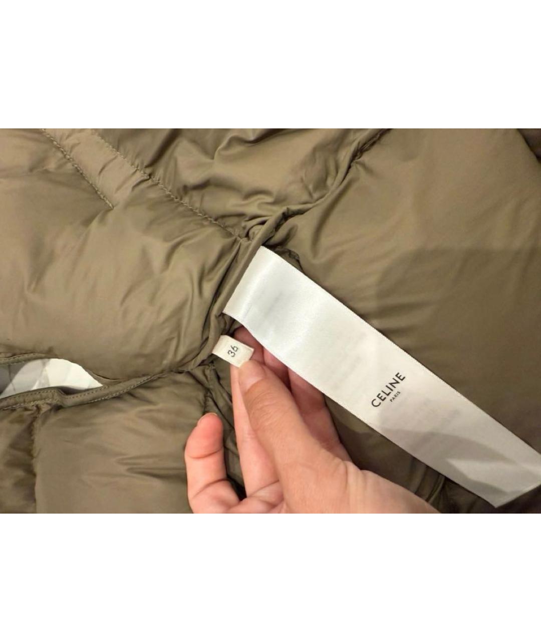 CELINE Хаки жилет, фото 5