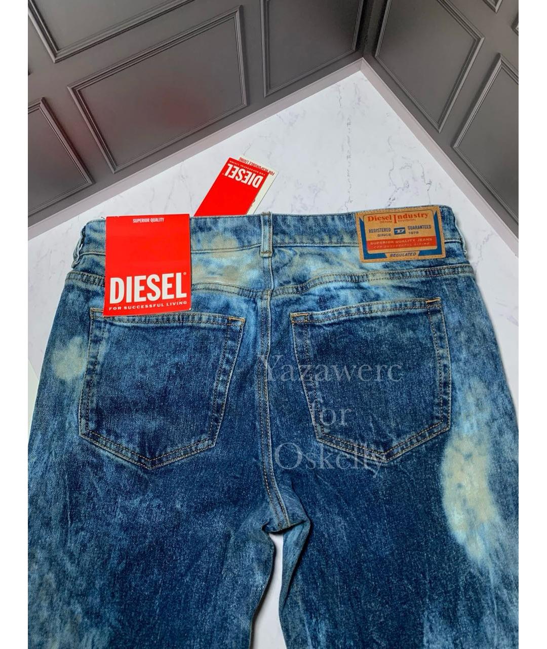 DIESEL Синий хлопко-эластановый костюм с брюками, фото 7