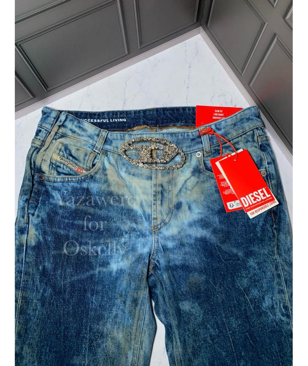 DIESEL Синий хлопко-эластановый костюм с брюками, фото 6