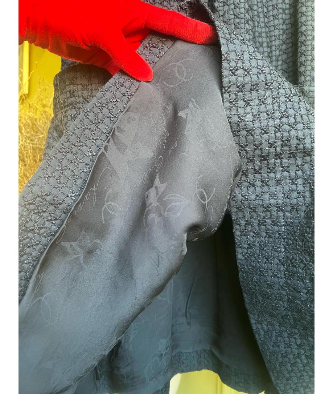 CHANEL Темно-синее повседневное платье, фото 5