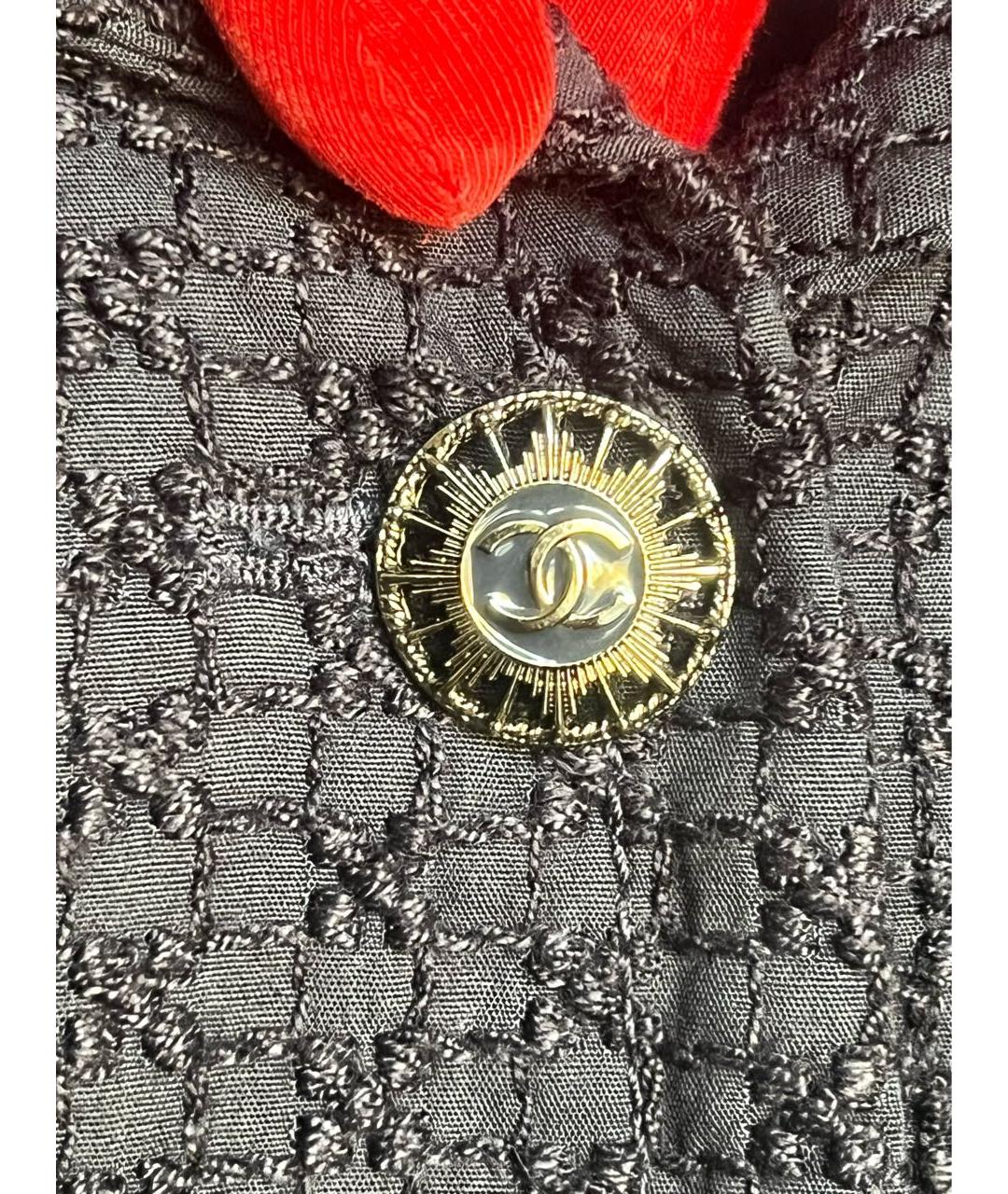 CHANEL Темно-синее повседневное платье, фото 4