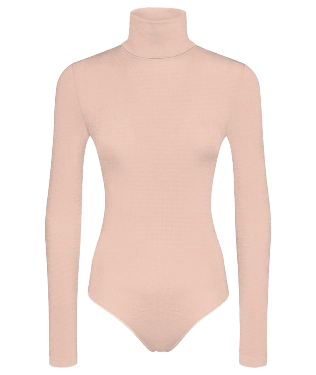 WOLFORD Розовая вискозная водолазка, фото 1